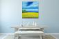 Preview: Buy oil painting original modern landscape painting - rapeseed field